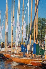 Konstanz 1430-2017, Boote im Hafen bei der Internationalen Boden