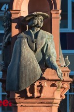 Konstanz 1431-2017, Detail des Kaiserbrunnens auf der Markstaett