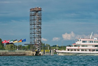 Friedrichshafen 1410-2018, MS München und Moleturm