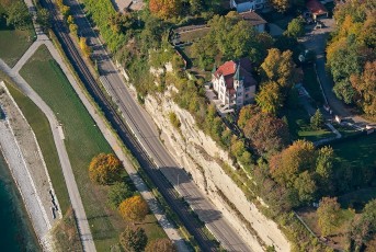 Überlingen 2925-2018, Luftaufnahme Villa + Molassefels Goldbach