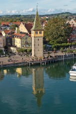 Lindau 1780-2019, Hafen mit Mangturm